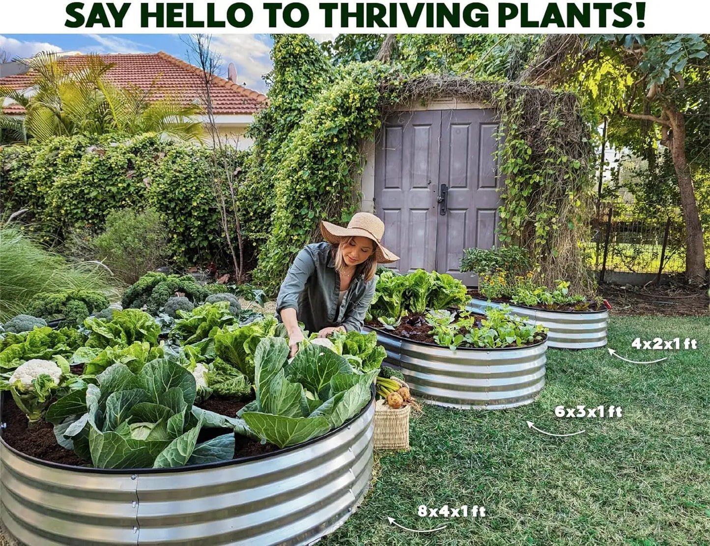 Galvanized Raised Garden Beds