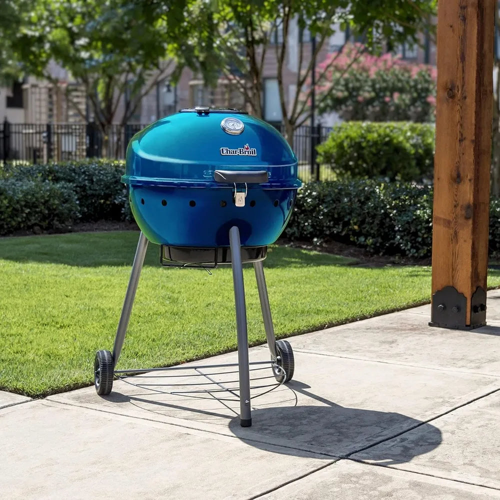 Charcoal Kettle Grill, Blue