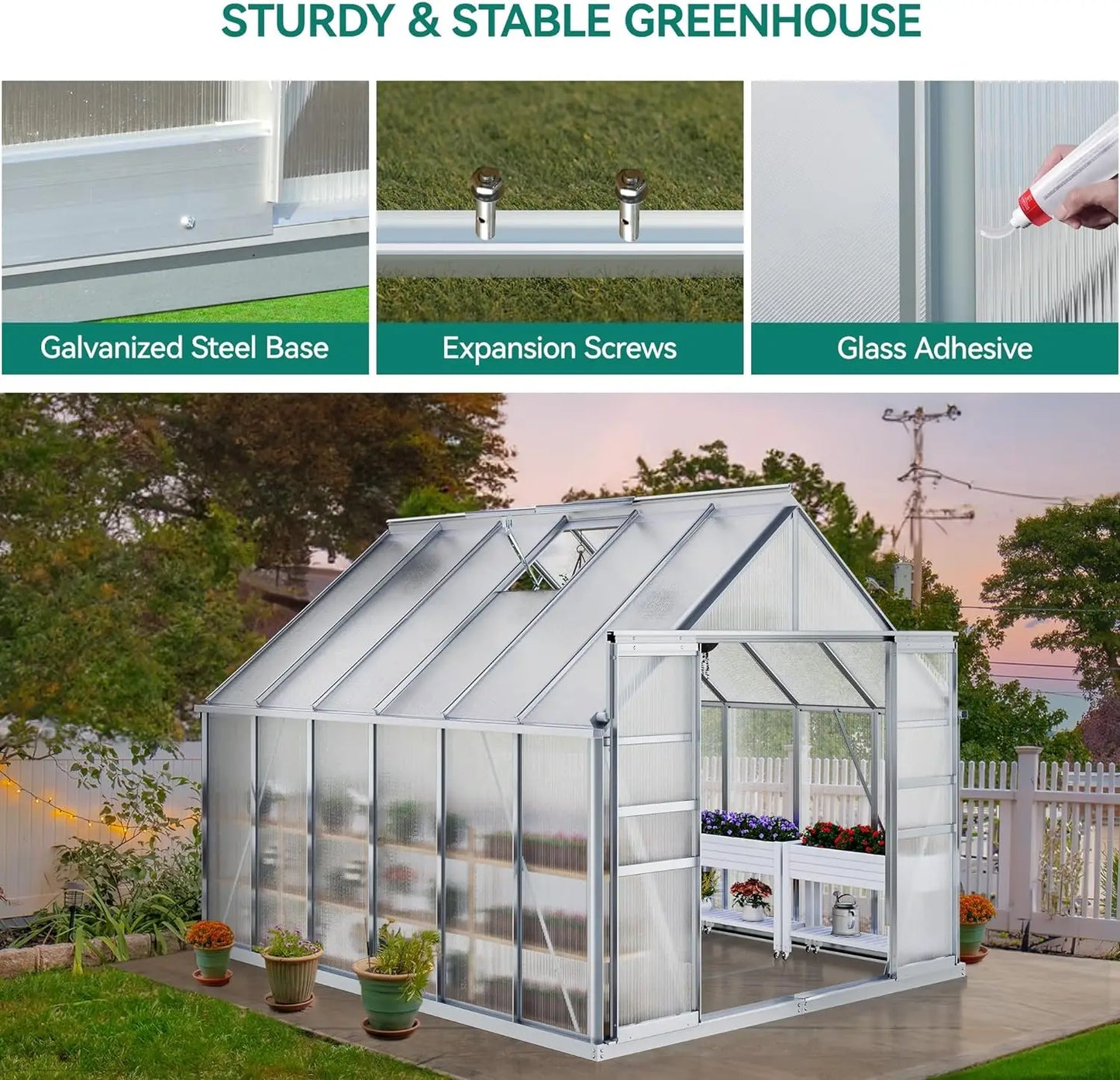 Large Heavy Duty Greenhouse