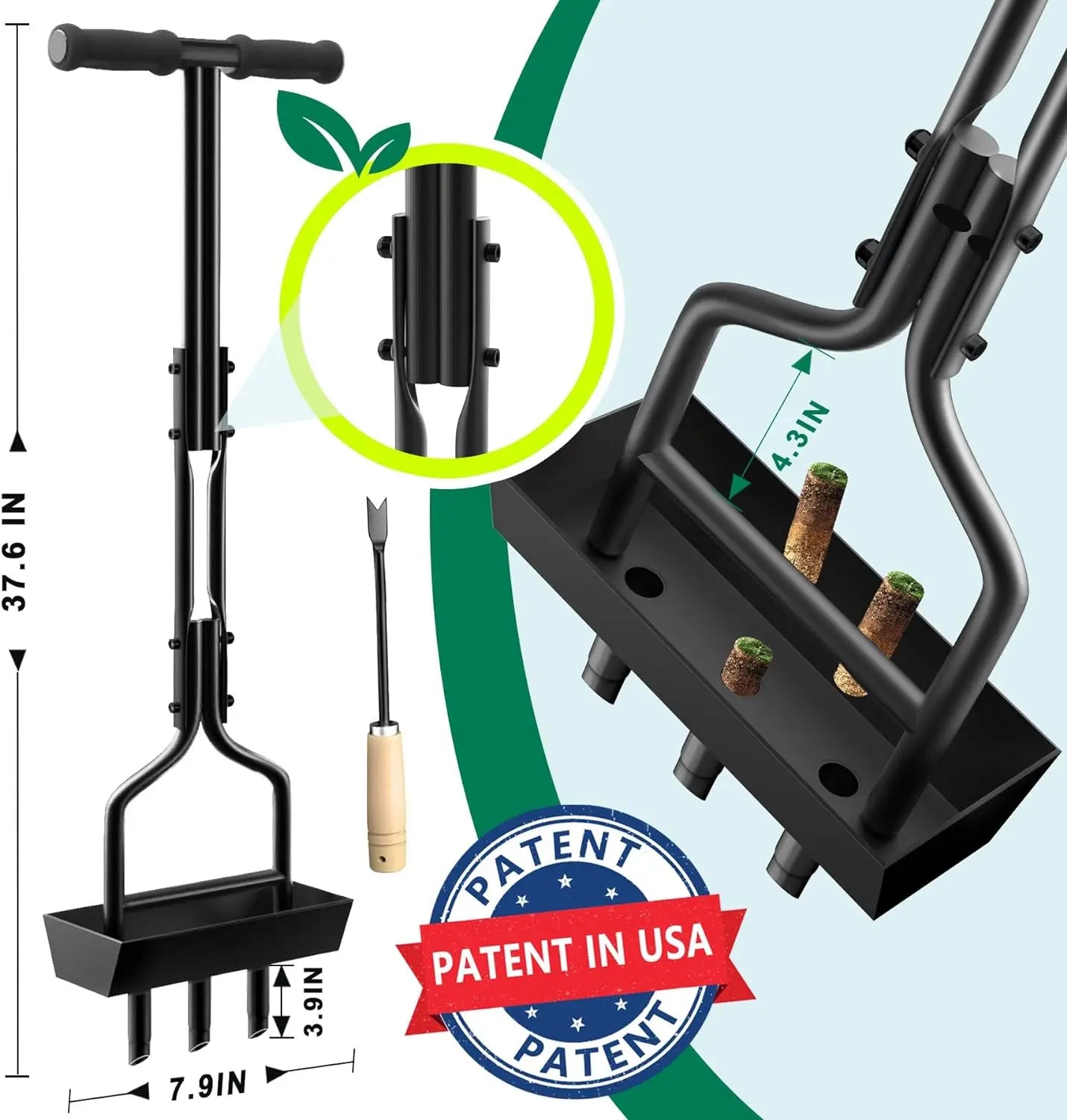 Lawn Coring Garden Tool