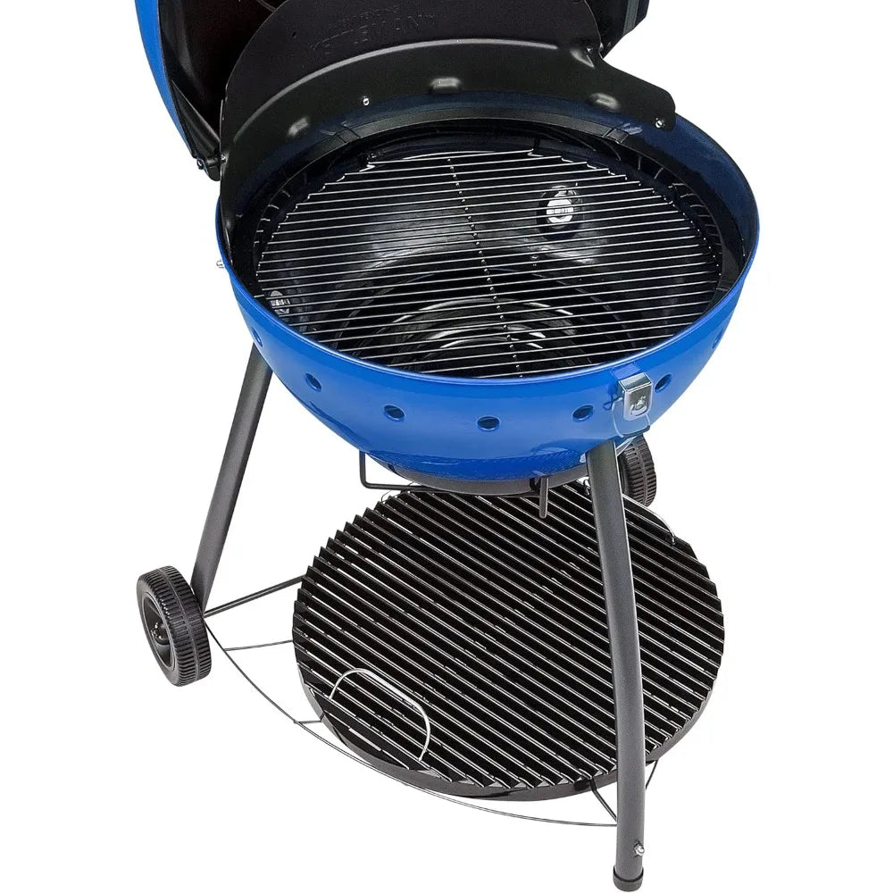 Charcoal Kettle Grill, Blue