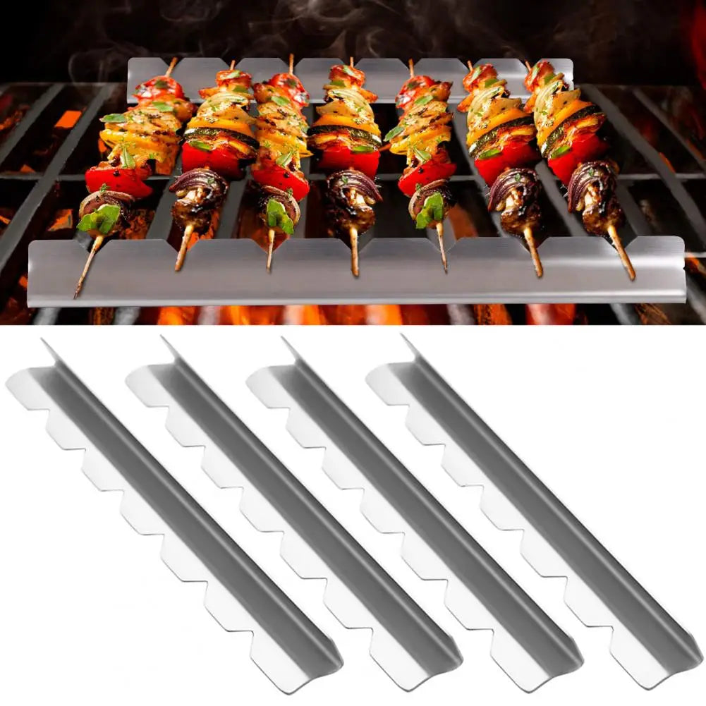 Outdoor BBQ Grilling Shish Kabob Holder