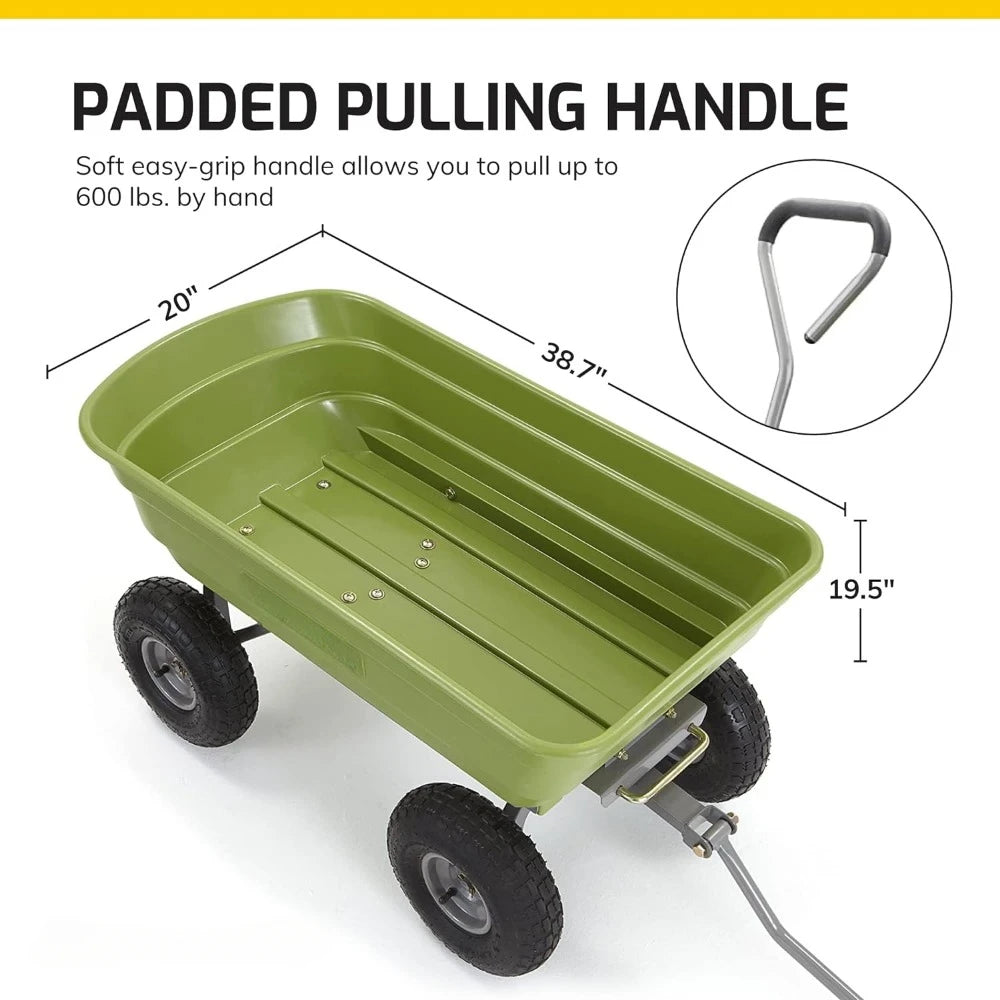 600 Pound Capacity Wheelbarrow