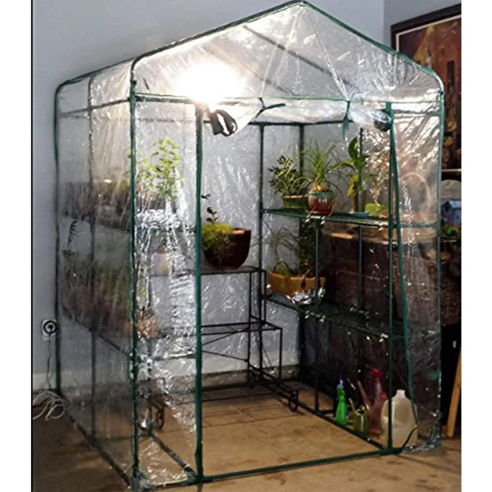 Greenhouse - Walk in Greenhouse with 8 Sturdy Shelves