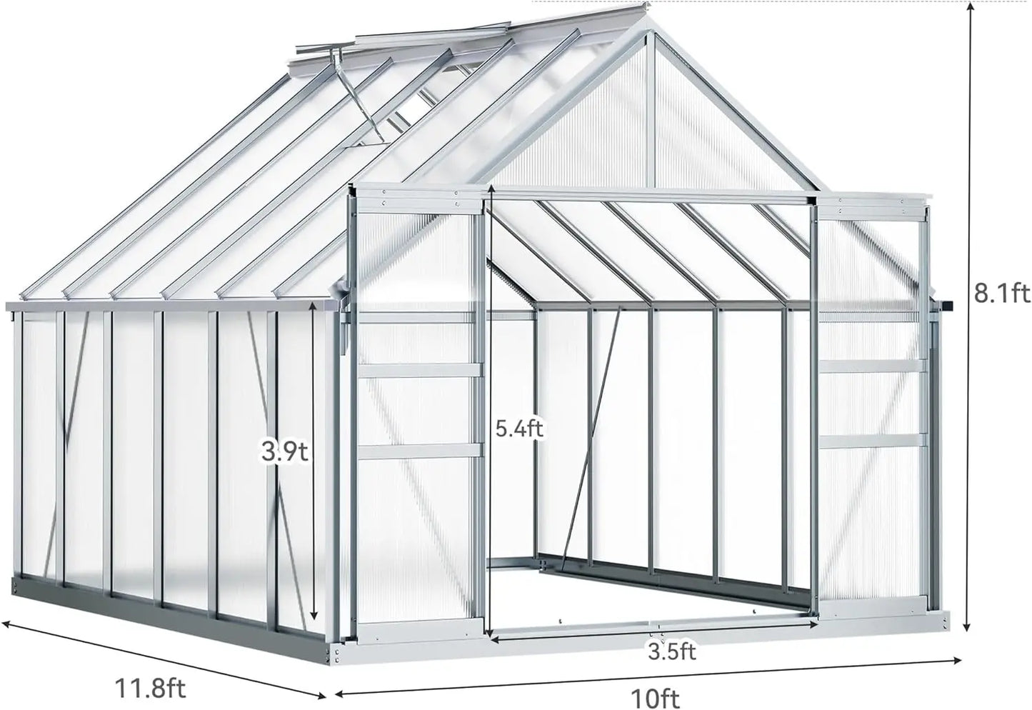 Large Heavy Duty Greenhouse