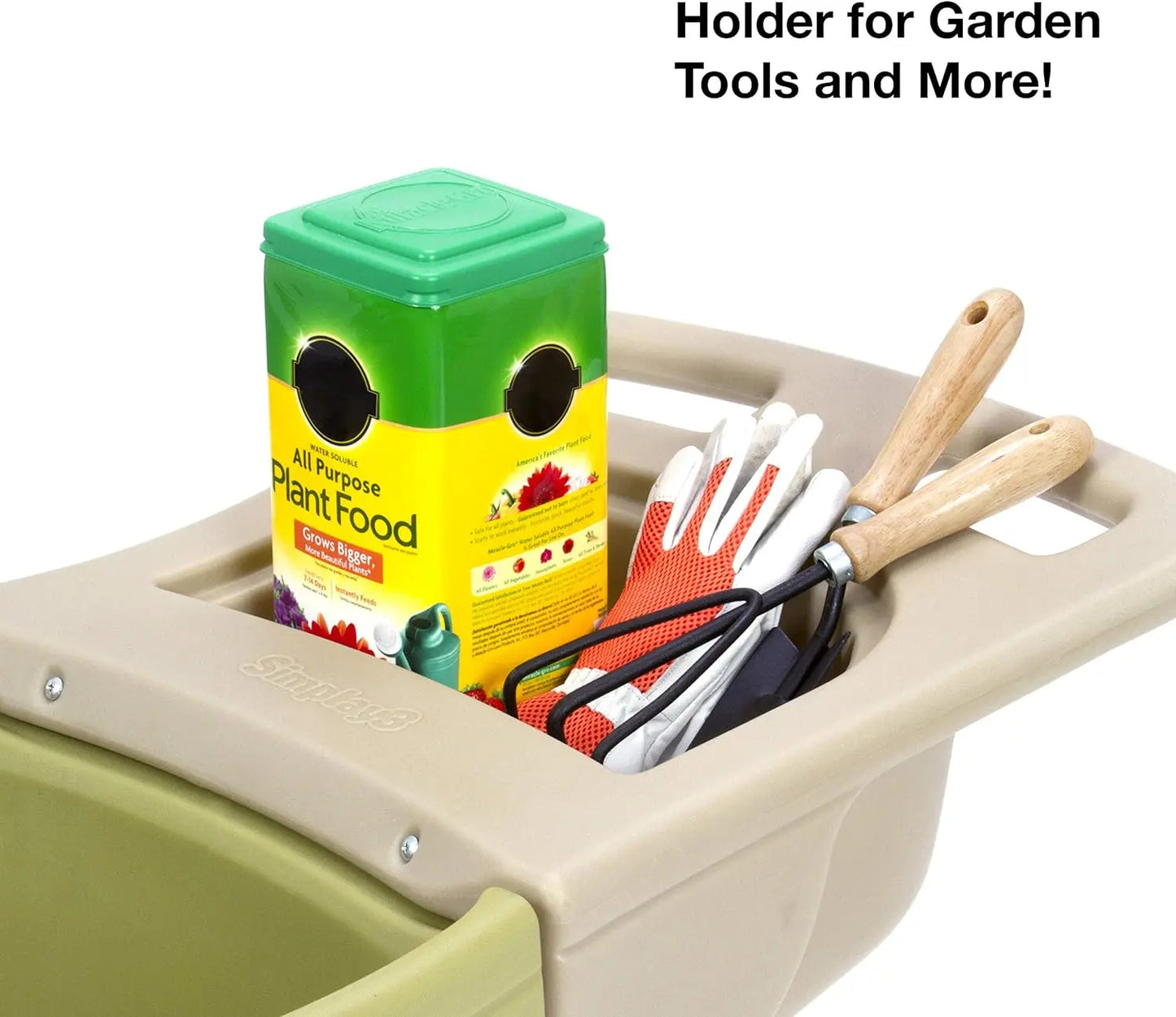 Easy Haul Wheelbarrow with Garden Tool